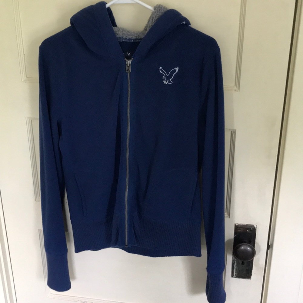 Women’s American Eagle fleece full zip hoodie